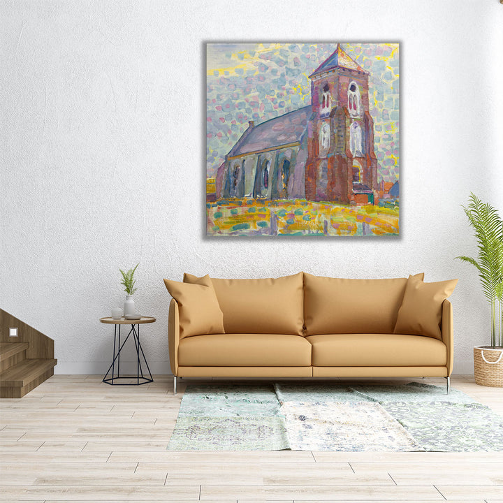 Church In Zoutelande, 1909 - Canvas Print Wall Art