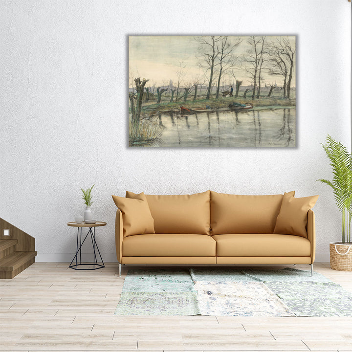 Amsterdam Skyline Viewed from the West, 1899 - Canvas Print Wall Art