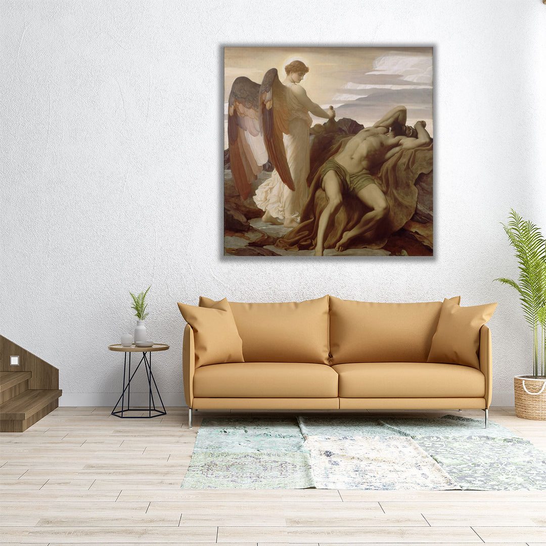 Elijah in the Wilderness - Canvas Print Wall Art