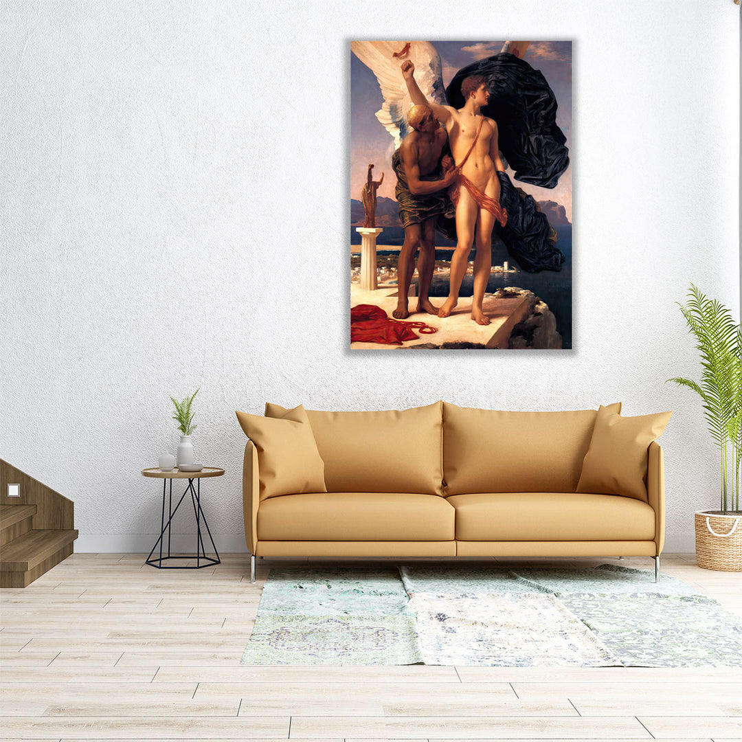 Daedalus and Icarus - Canvas Print Wall Art