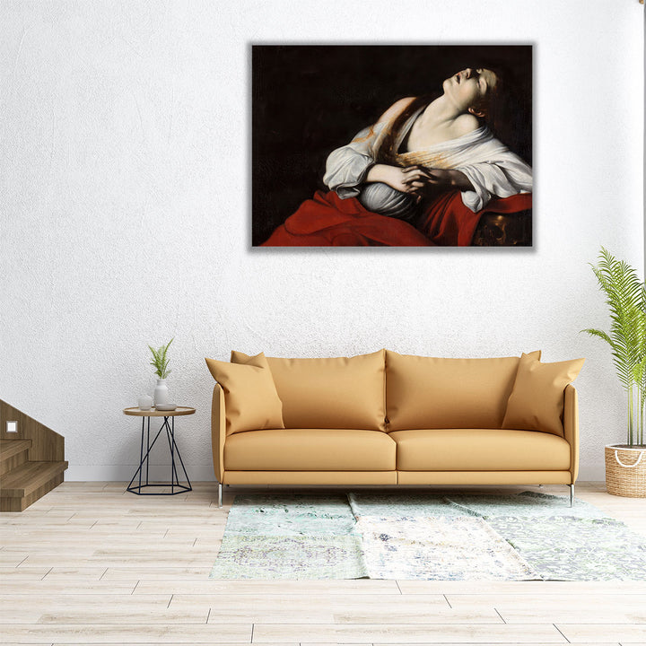 Mary Magdalen in Ecstasy - Canvas Print Wall Art