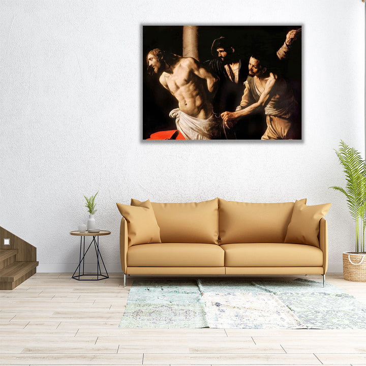 Christ at the Column, 1607 - Canvas Print Wall Art