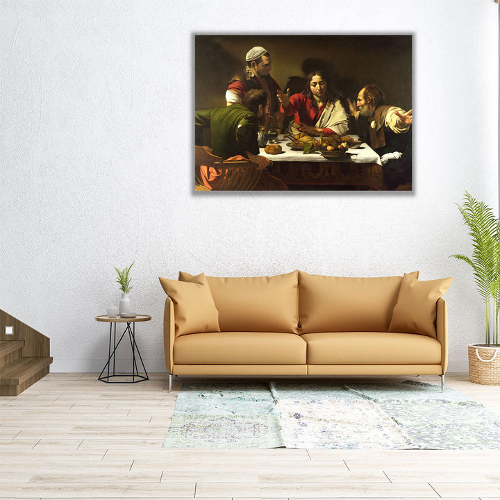 Supper at Emmaus - Canvas Print Wall Art