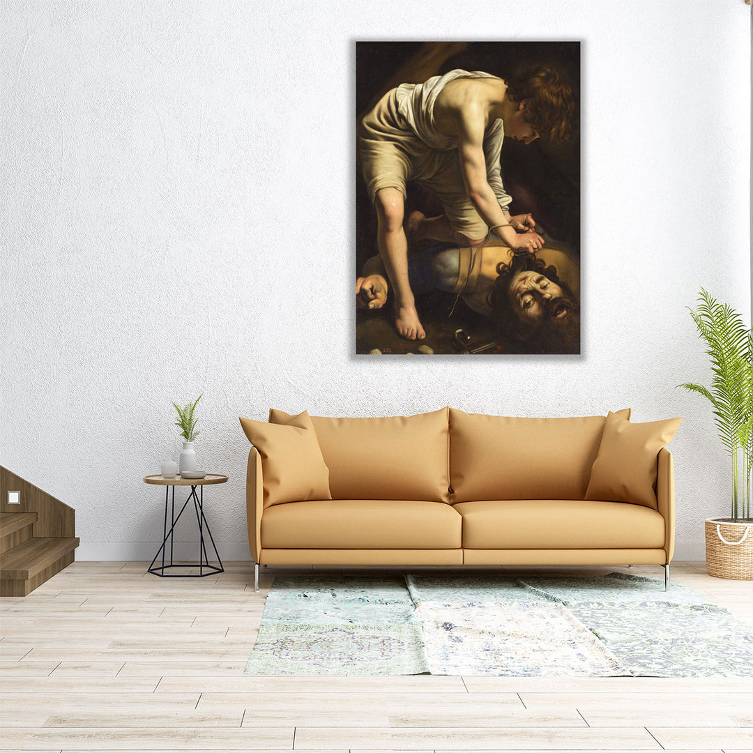 David and Goliath - Canvas Print Wall Art