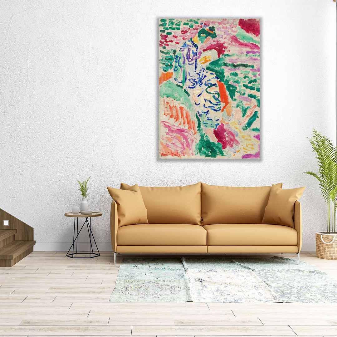 Woman beside the Water - Canvas Print Wall Art