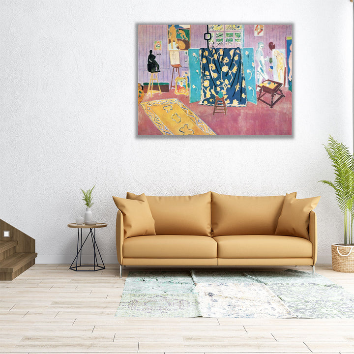 The Pink Studio, 1911 - Canvas Print Wall Art