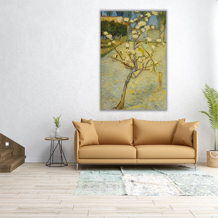Small Pear Tree in Blossom, 1888 - Canvas Print Wall Art