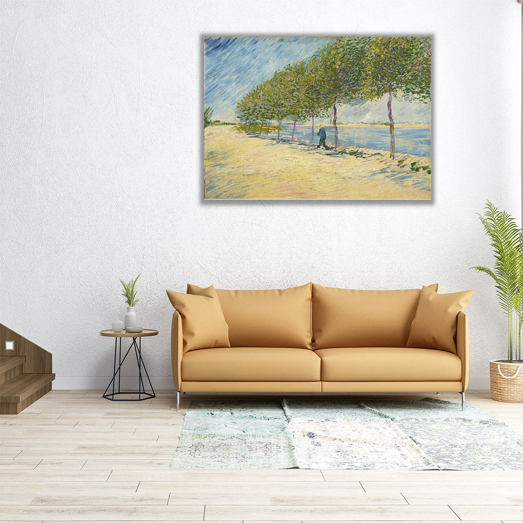 Along the Seine, 1887 - Canvas Print Wall Art