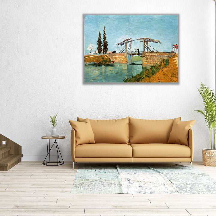 Langlois Bridge at Arles, 1888 - Canvas Print Wall Art