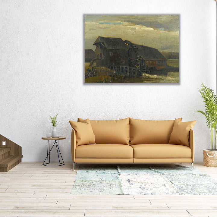 Water Mill At Opwetten, 1884 - Canvas Print Wall Art