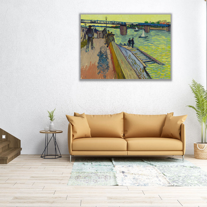 Le pont de Trinquetaille, 1888 - Canvas Print Wall Art
