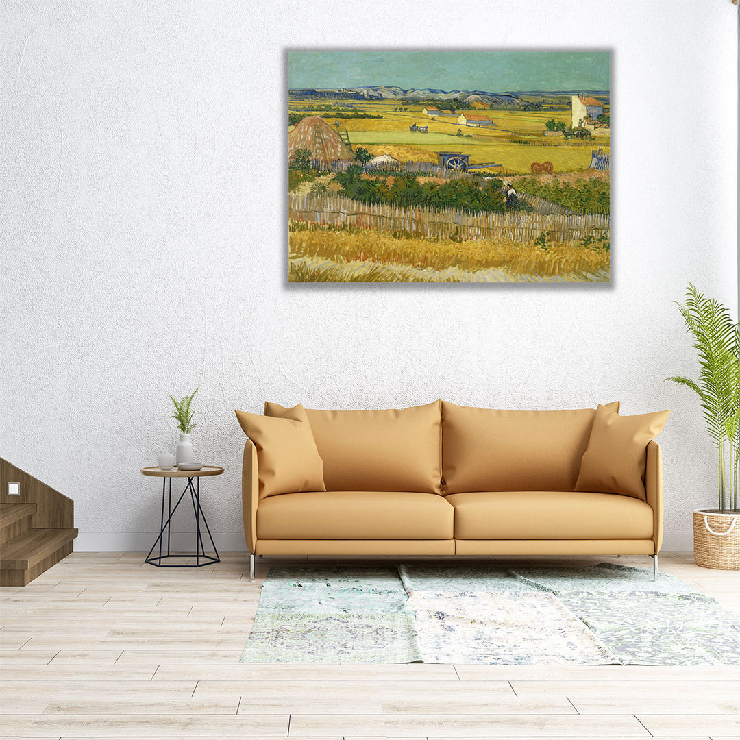 The harvest, 1888 - Canvas Print Wall Art