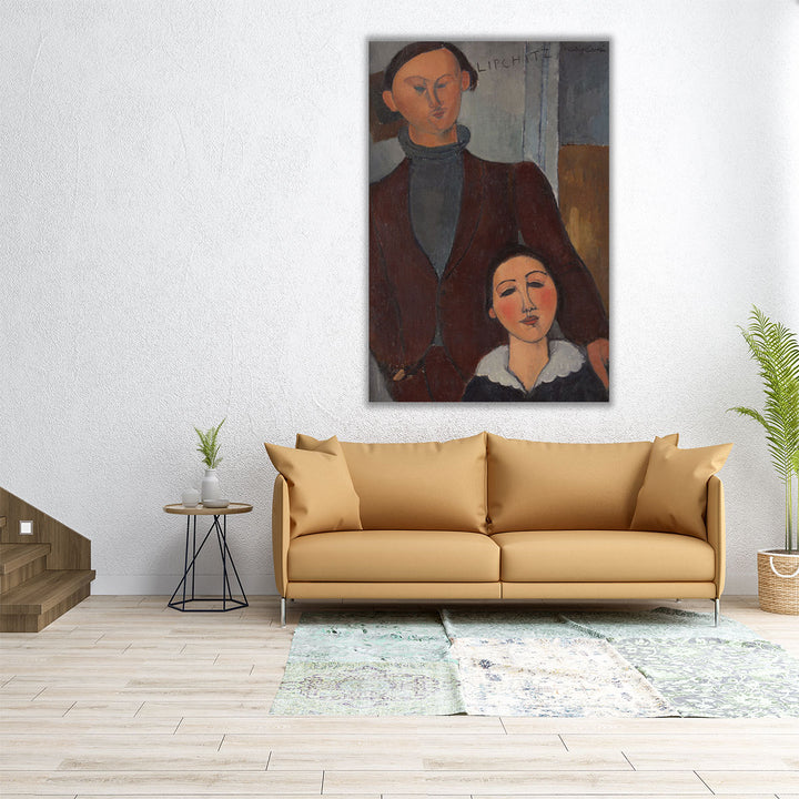 Jacques and Berthe Lipchitz - Canvas Print Wall Art
