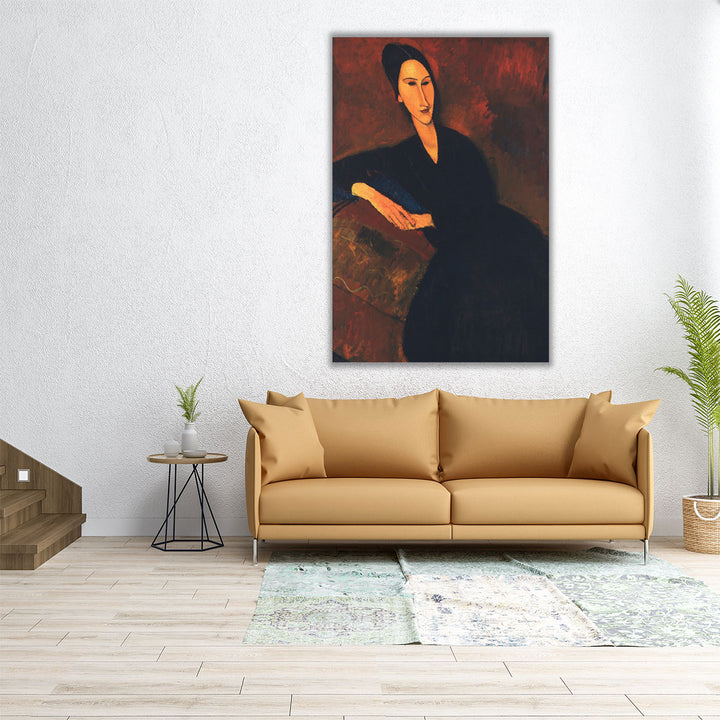 Anna Zborowska, 1917 - Canvas Print Wall Art