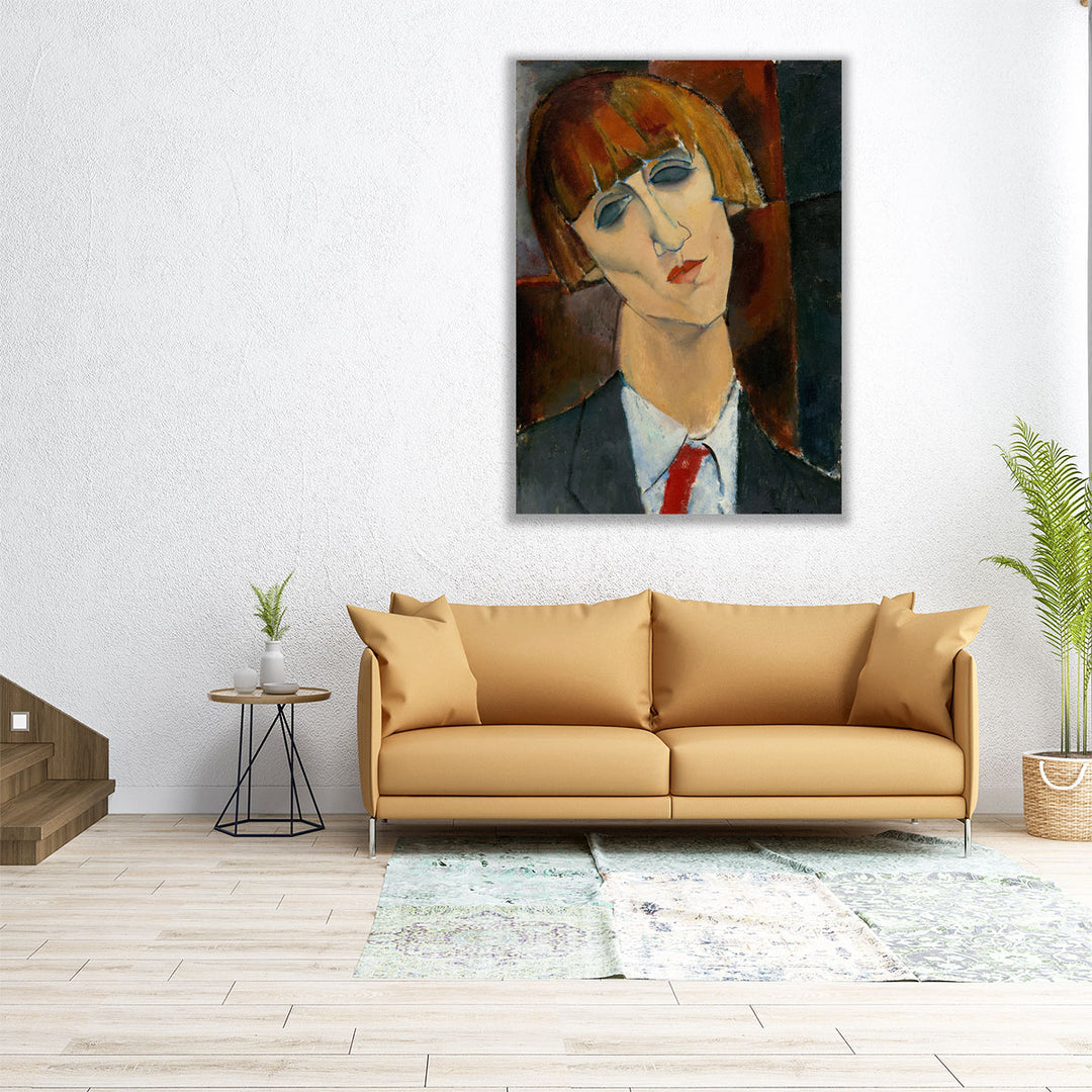 Madame Kisling, 1917 - Canvas Print Wall Art