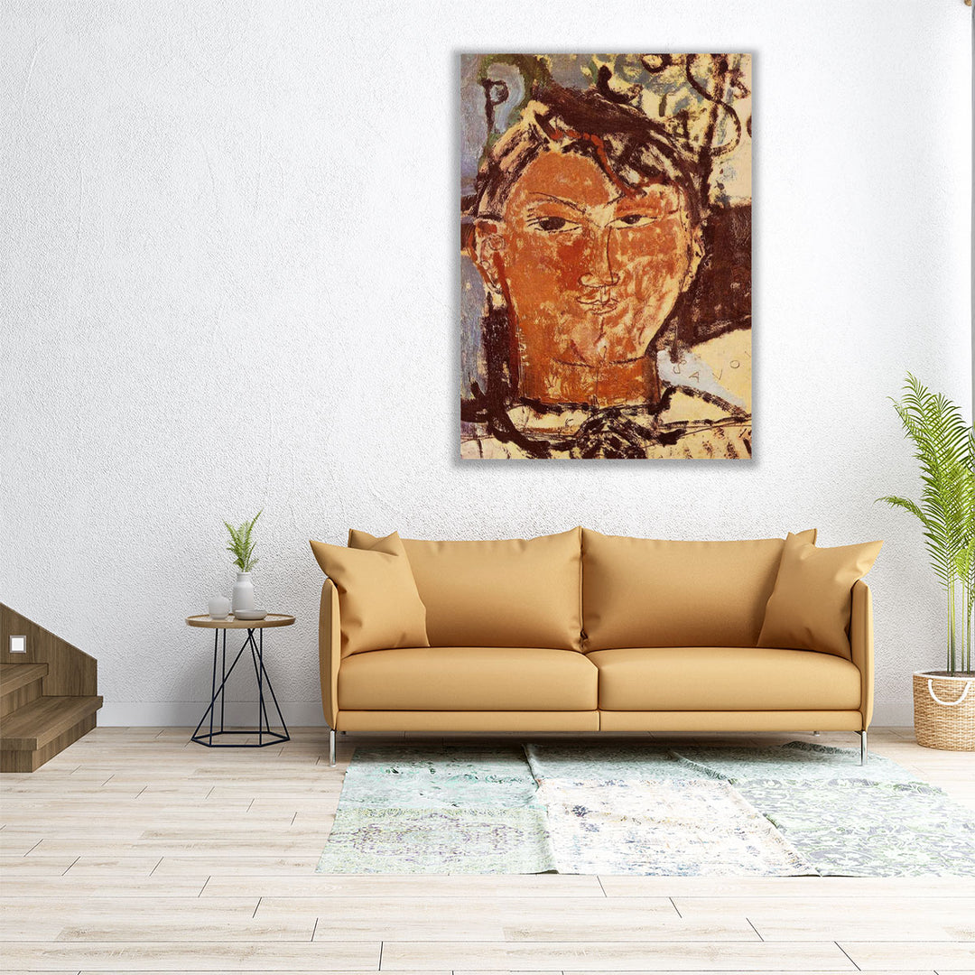 Portrait of Pablo Picasso - Canvas Print Wall Art