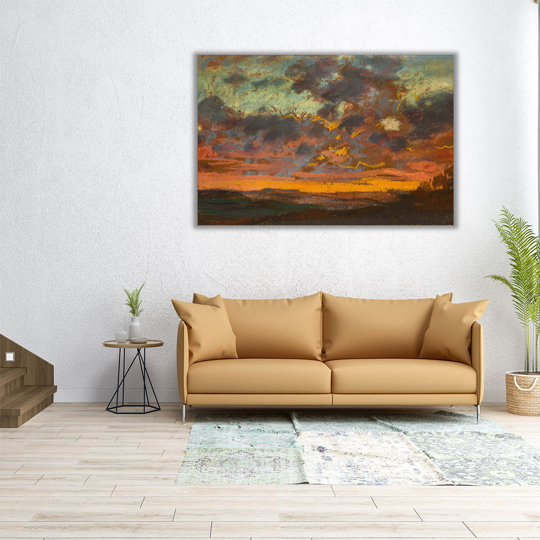 Coucher de soleil, 1868 - Canvas Print Wall Art