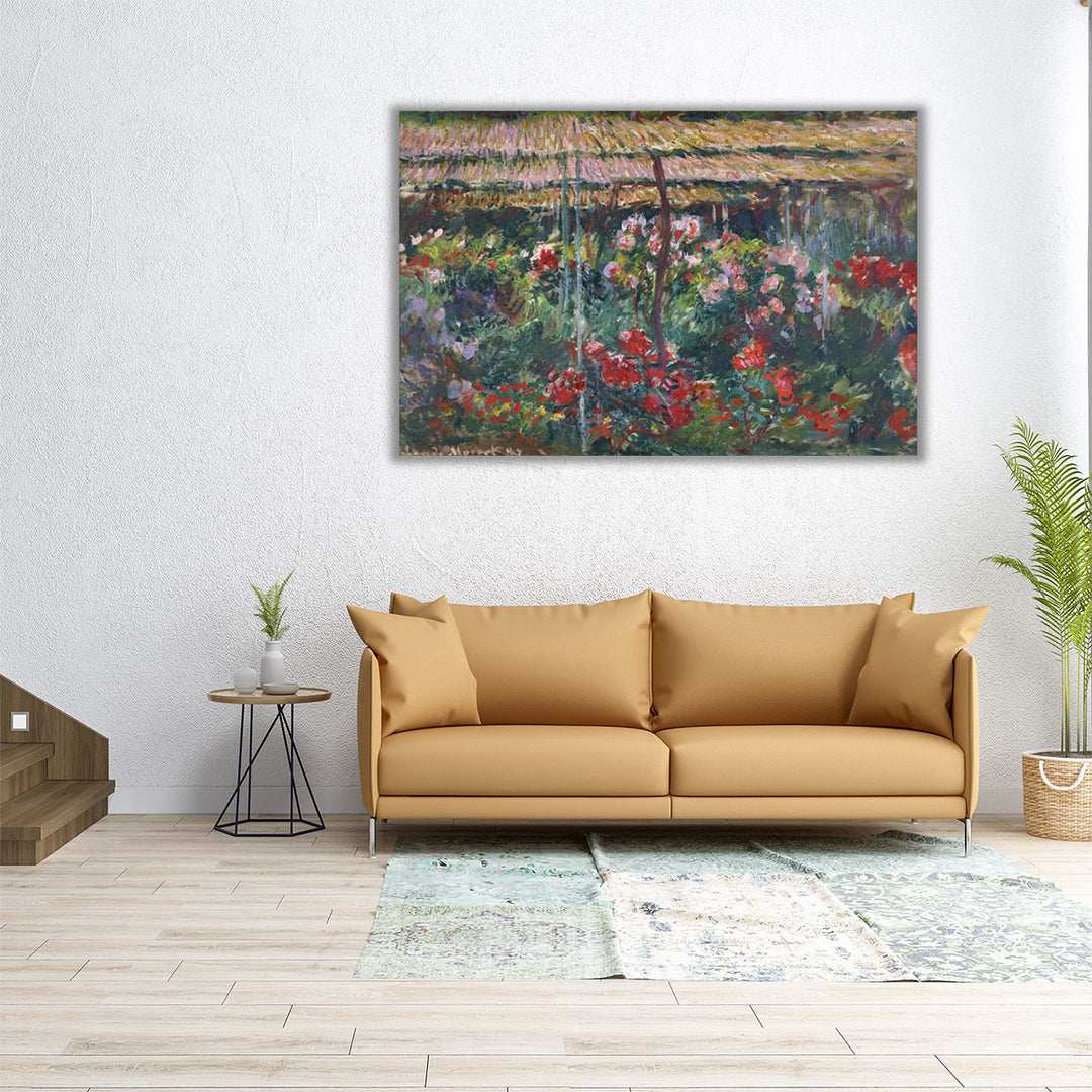 Peony Garden, 1887 - Canvas Print Wall Art