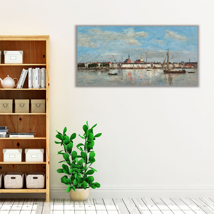 The Quay at Antwerp - Canvas Print Wall Art