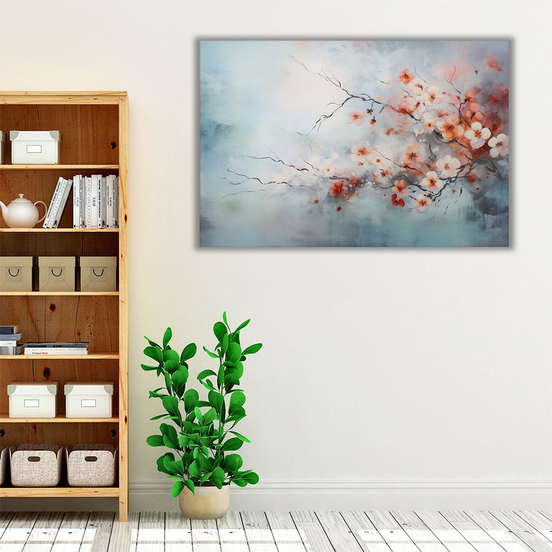 Misty Blooms 2 - Canvas Print Wall Art