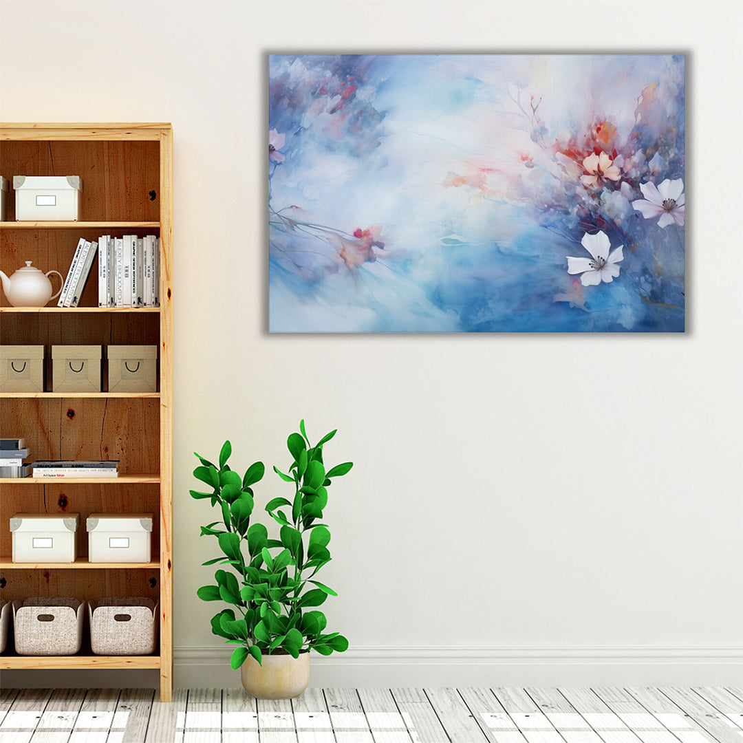 Misty Blooms 4 - Canvas Print Wall Art