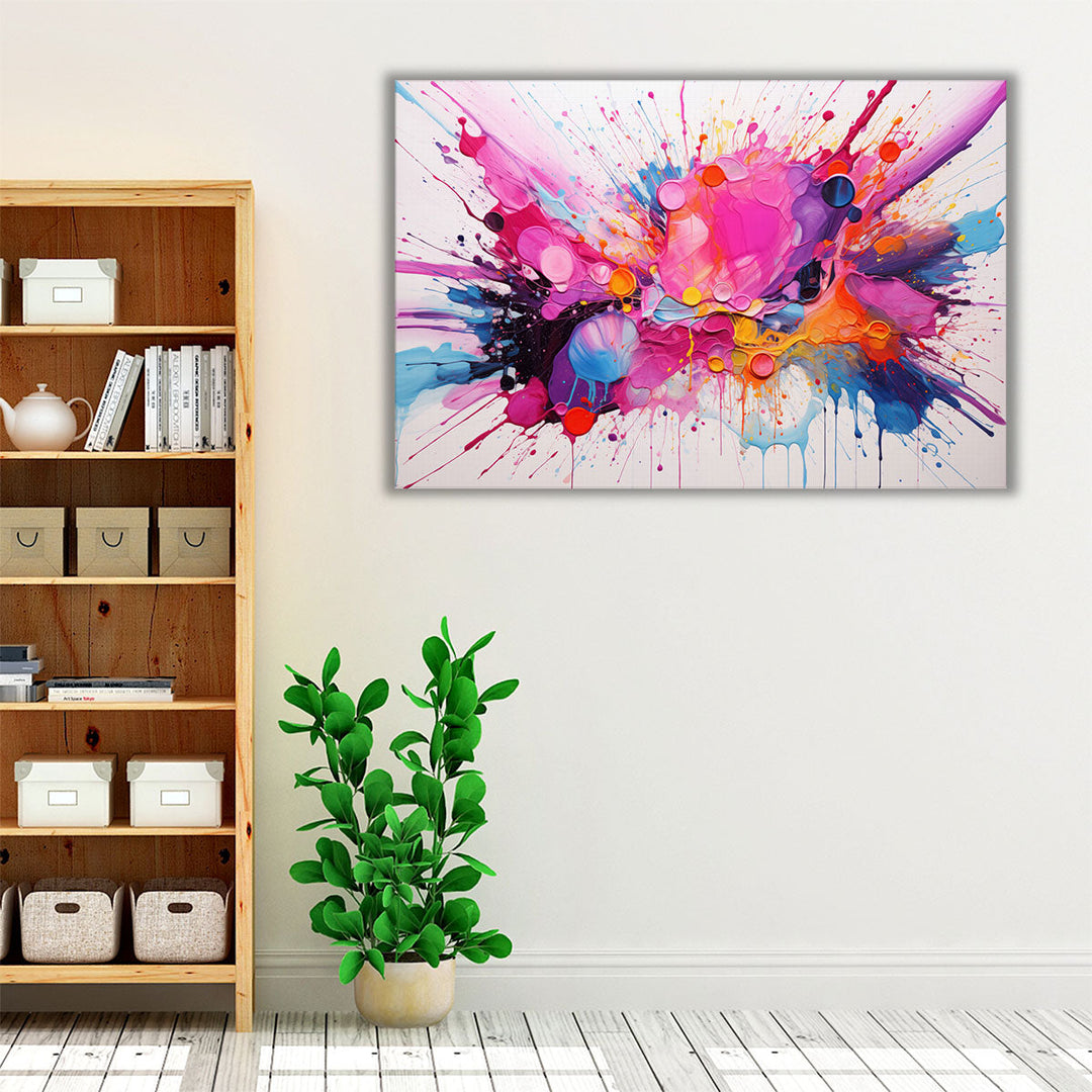 Splash Spectrum - Canvas Print Wall Art