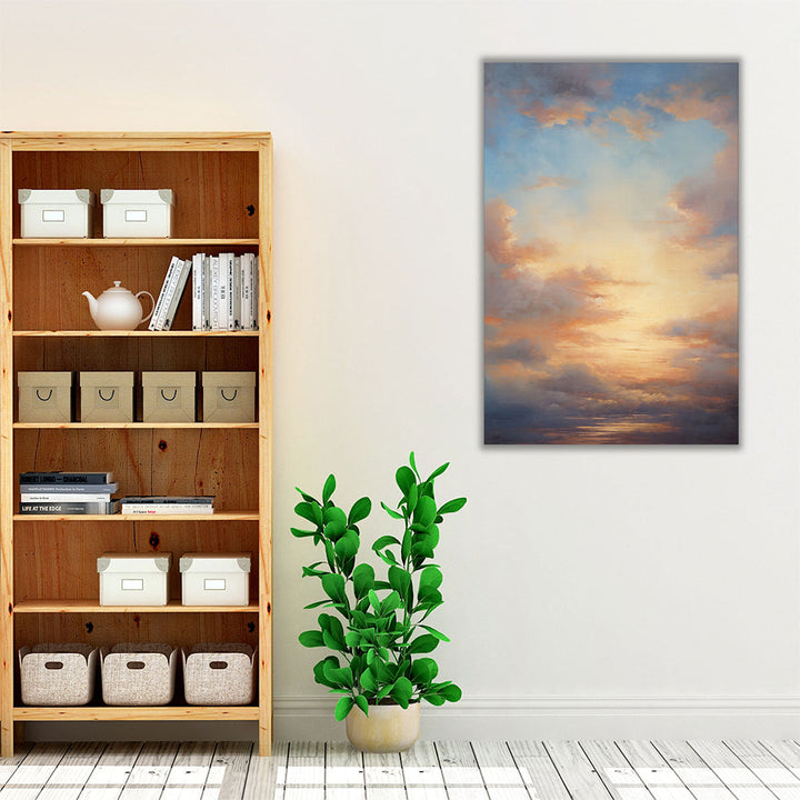 Cloudy Skyscape - Canvas Print Wall Art