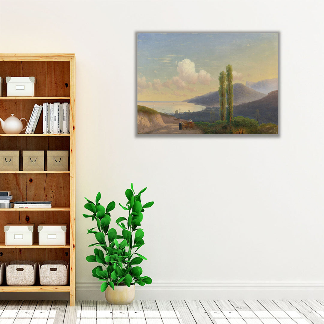 The Road to Gurzuf, Crimea - Canvas Print Wall Art