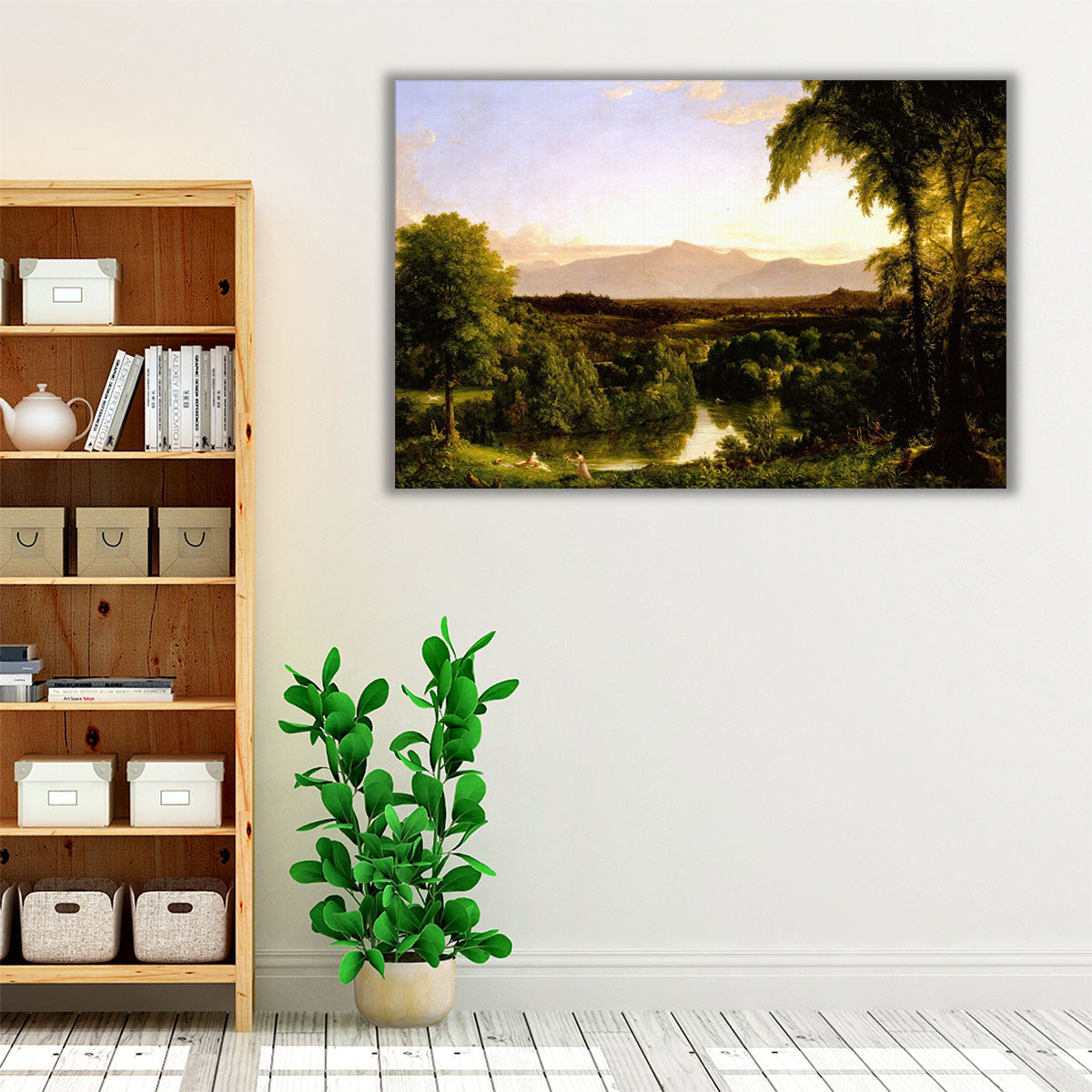 View on the Catskill | Nature Canvas Wall Art | Thomas Cole