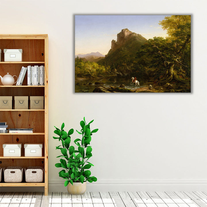 The Mountain Ford, 1846 - Canvas Print Wall Art