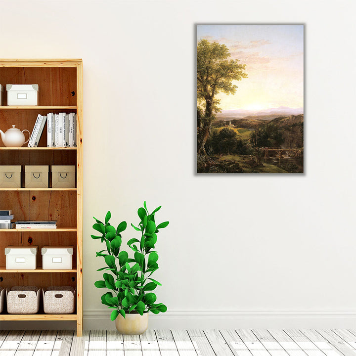 New England Scenery, 1839 - Canvas Print Wall Art