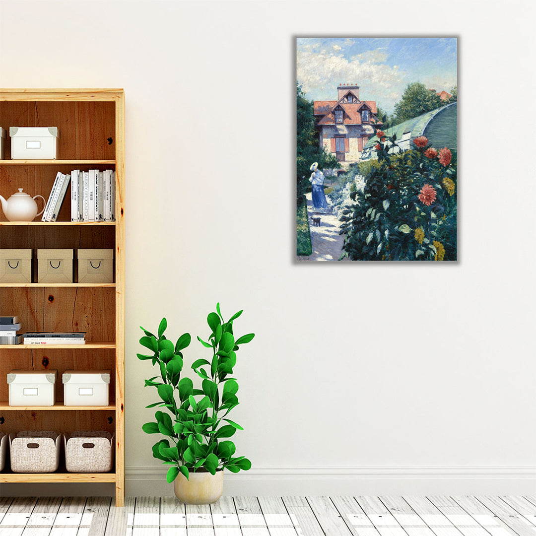 Dahlias, Garden at Petit Gennevilliers, 1893 - Canvas Print Wall Art