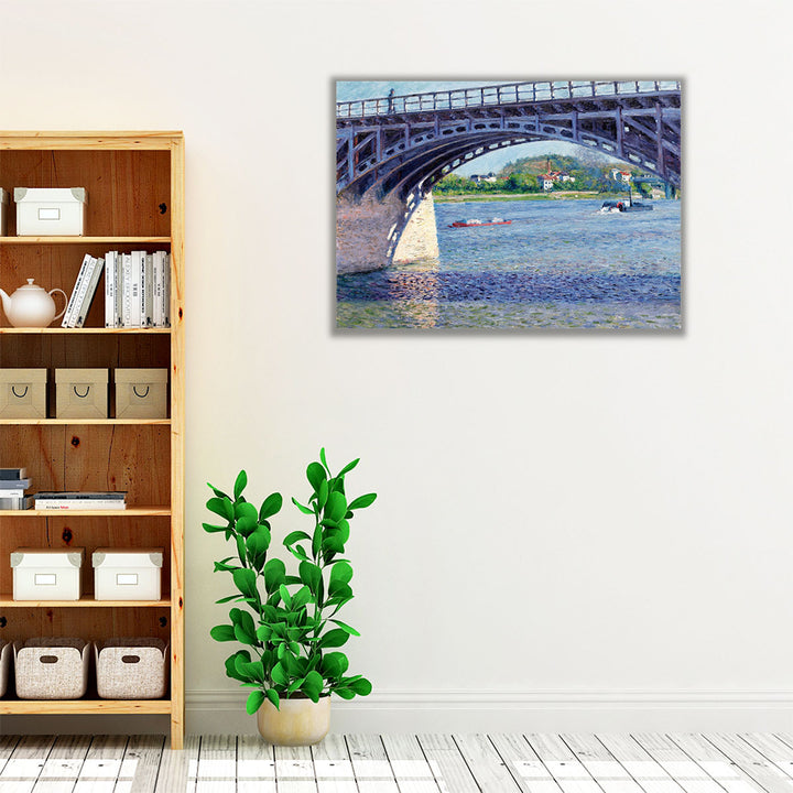 Le Pont D’argenteuil Et La Seine - Canvas Print Wall Art