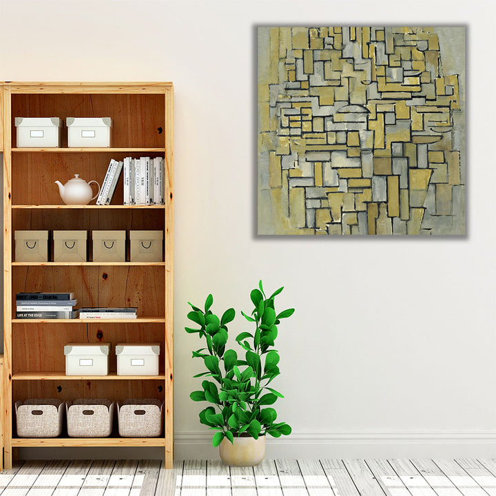 Composition in Brown and Gray, 1913 - Canvas Print Wall Art