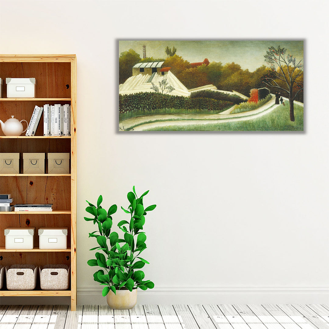 Sawmill, Outskirts of Paris - Canvas Print Wall Art
