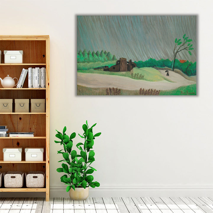 Un Matin De Pluie - Canvas Print Wall Art