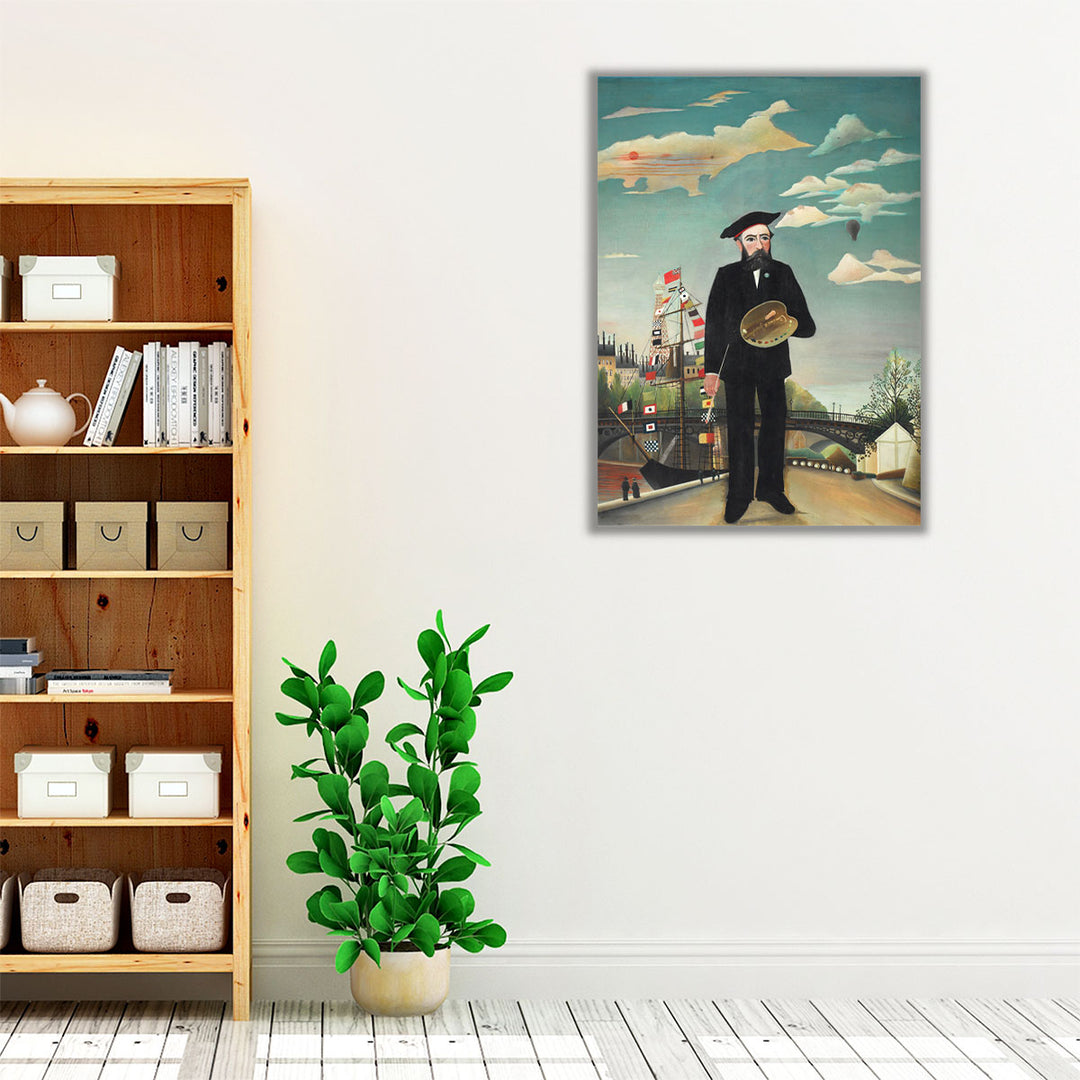 Myself Portrait Landscape - Canvas Print Wall Art