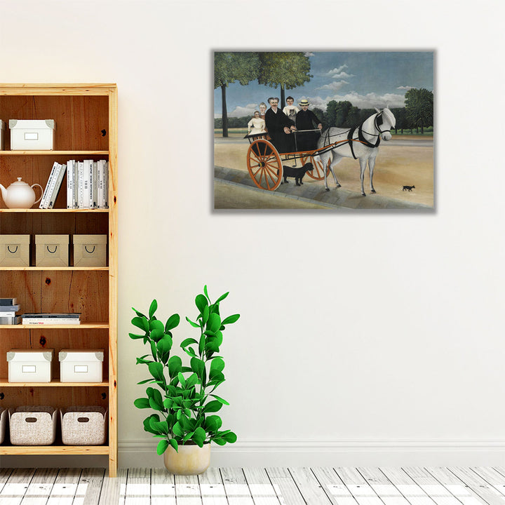 La Carriole du pere Junier - Canvas Print Wall Art
