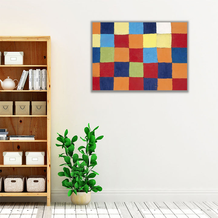 Qu 1, Color Chart - Canvas Print Wall Art