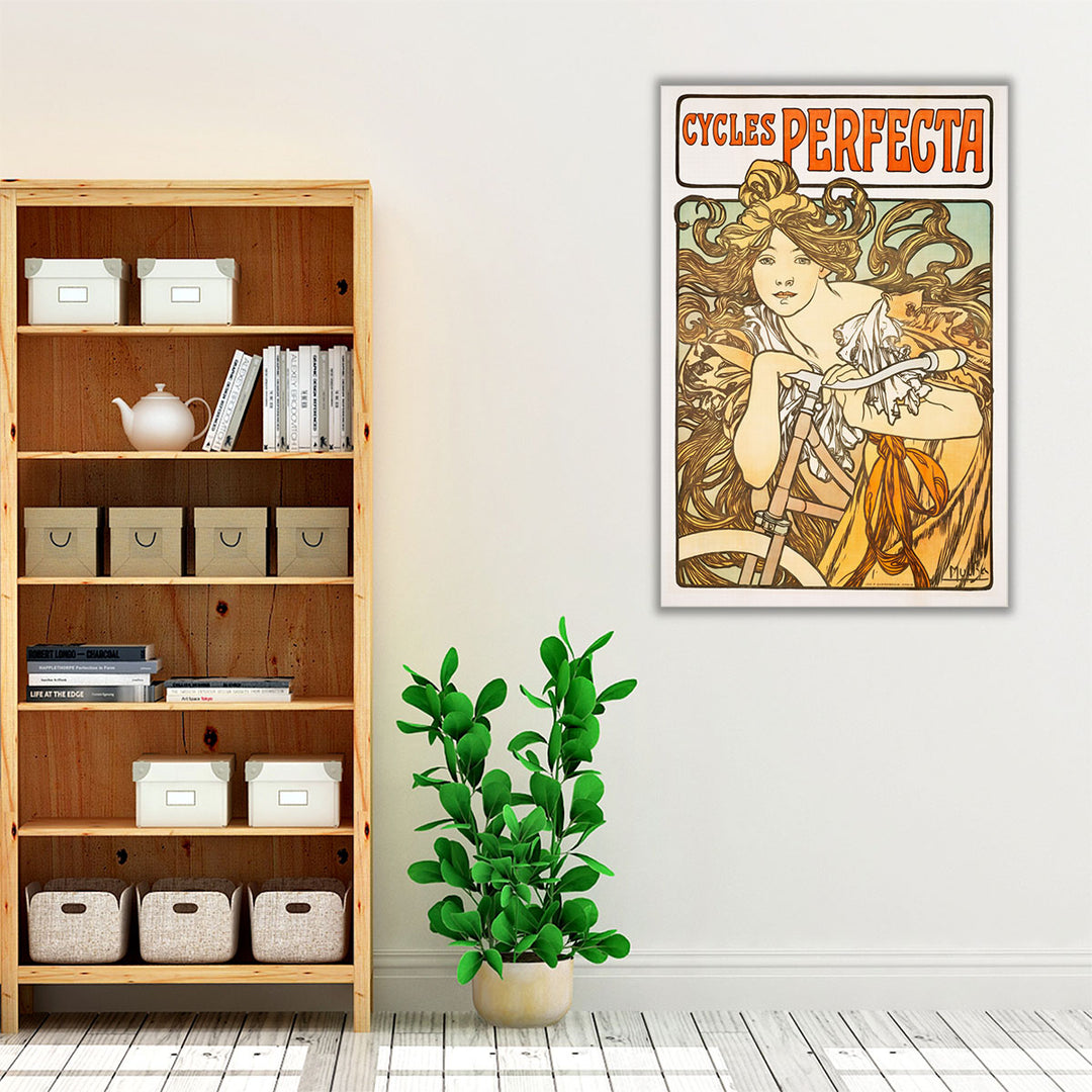 Cycles Perfecta, 1897- Canvas Print Wall Art