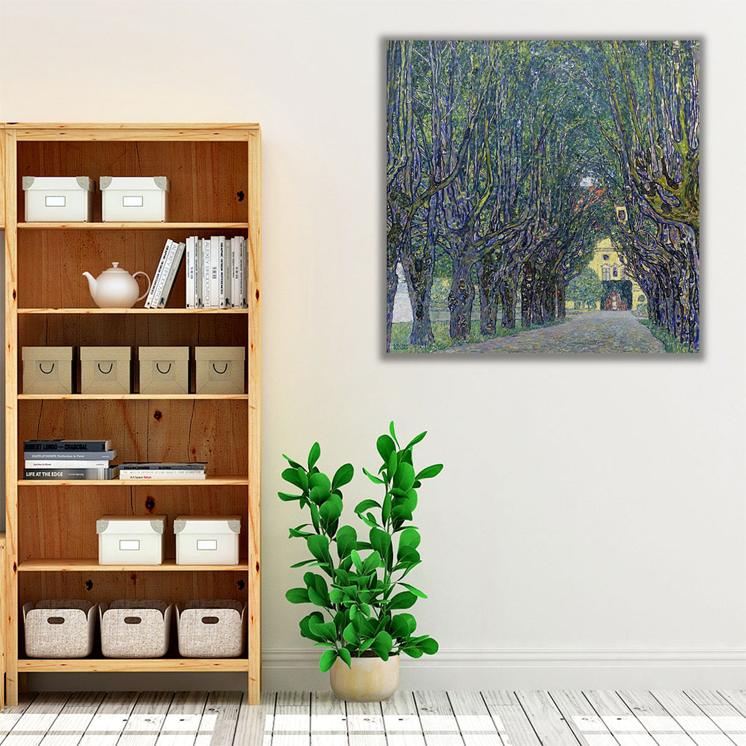 Allee at Schloss Kammer, 1910 - Canvas Print Wall Art