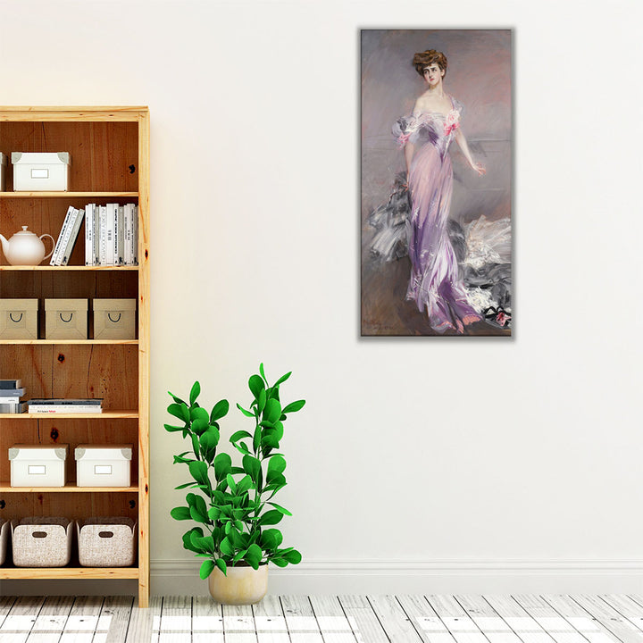 Portrait Of Mrs. Howard Johnston - Canvas Print Wall Art