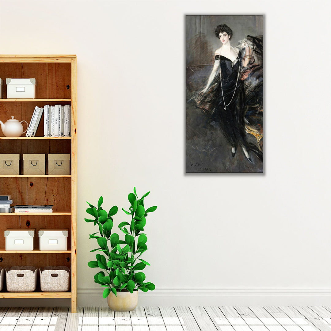 Portrait of Donna Franca Florio - Canvas Print Wall Art