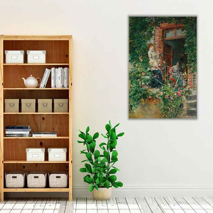 On the Terrace - Canvas Print Wall Art