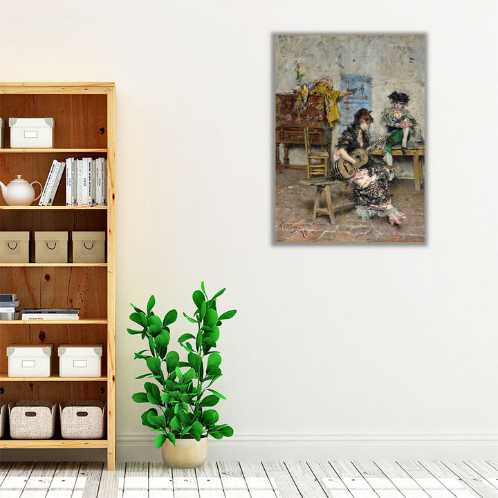 Guitar Player - Canvas Print Wall Art