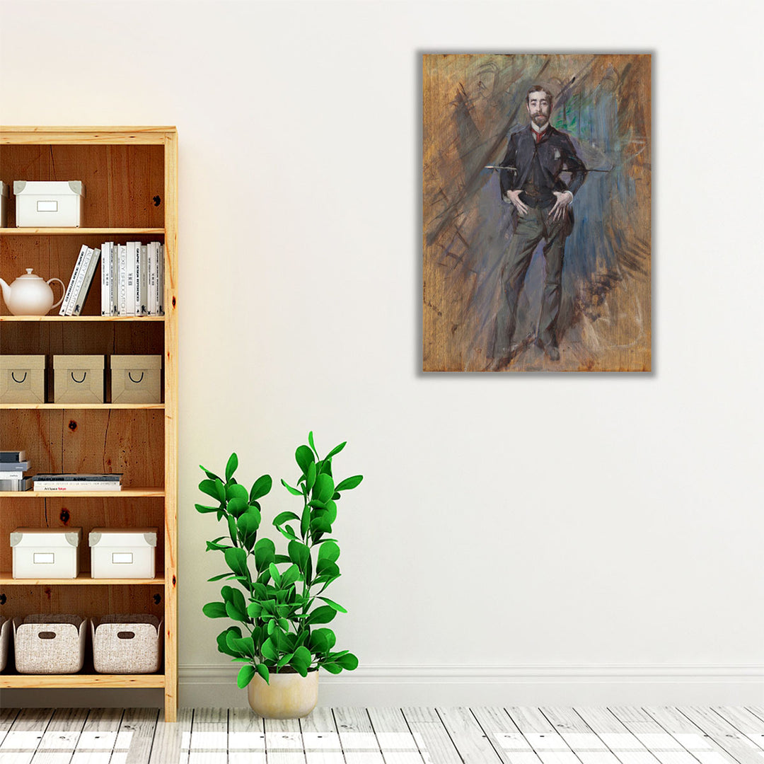 Portrait of John Singer Sargent - Canvas Print Wall Art