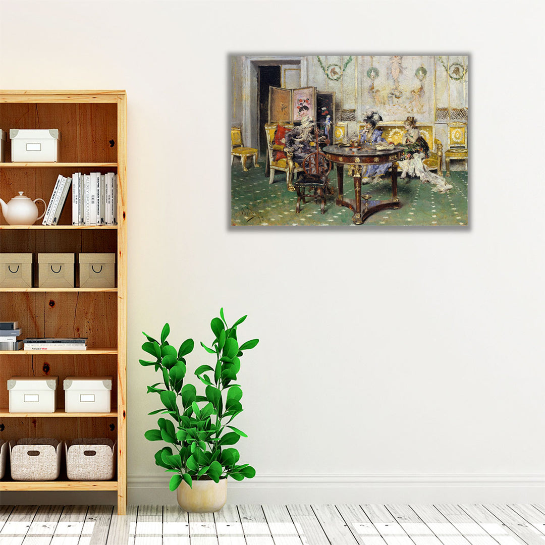 Gossip, 1873 - Canvas Print Wall Art