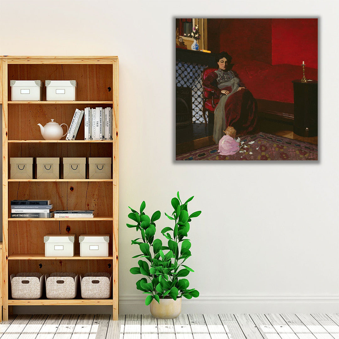 The Red Room, Etretat - Canvas Print Wall Art