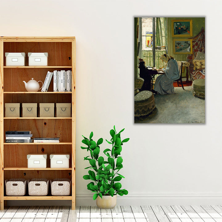 Woman Writing in an Interior, 1904 - Canvas Print Wall Art