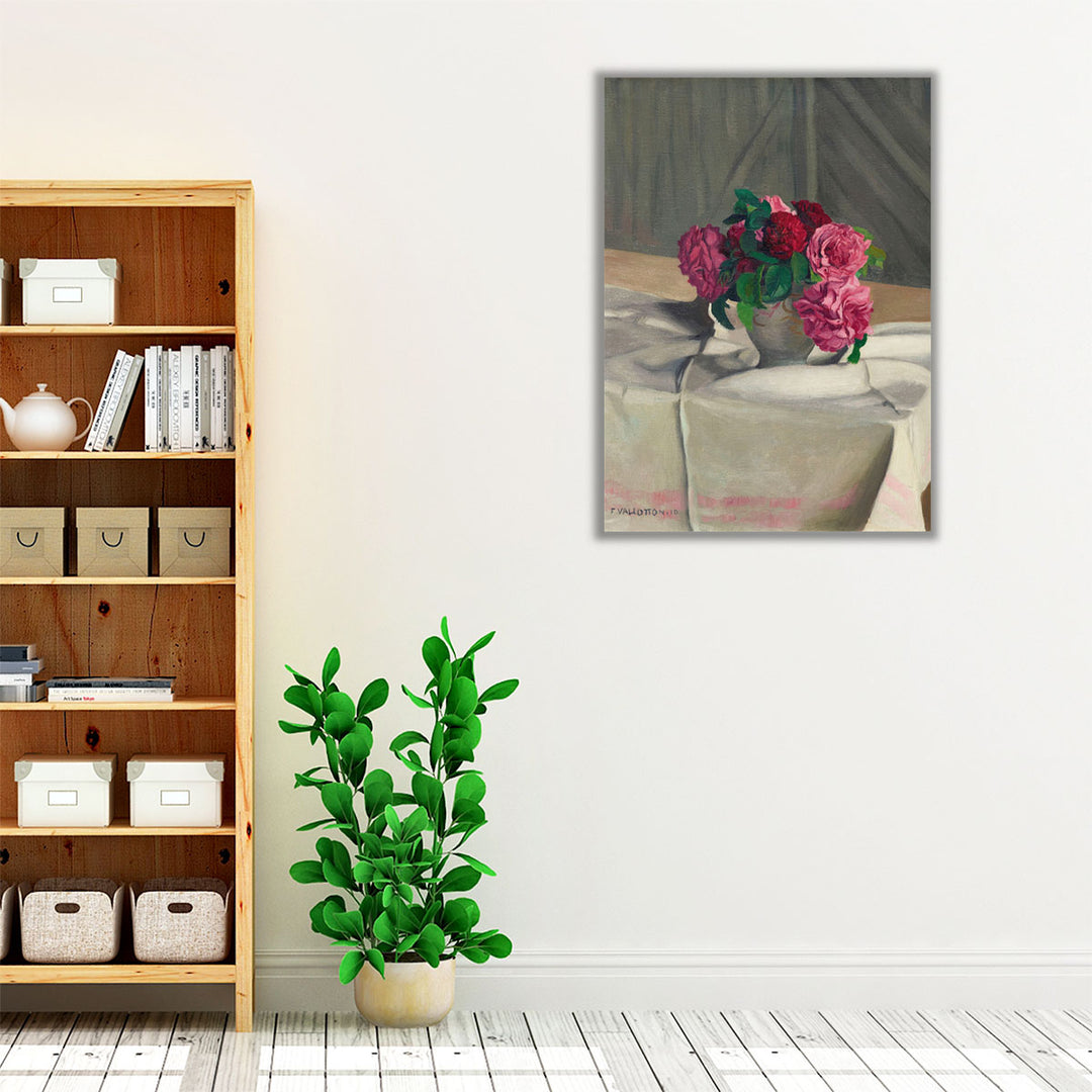 Roses Dans un Sucrier Blanc, 1910 - Canvas Print Wall Art